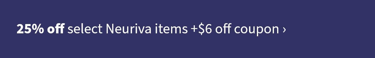 25% off select Neuriva items + $6 coupons