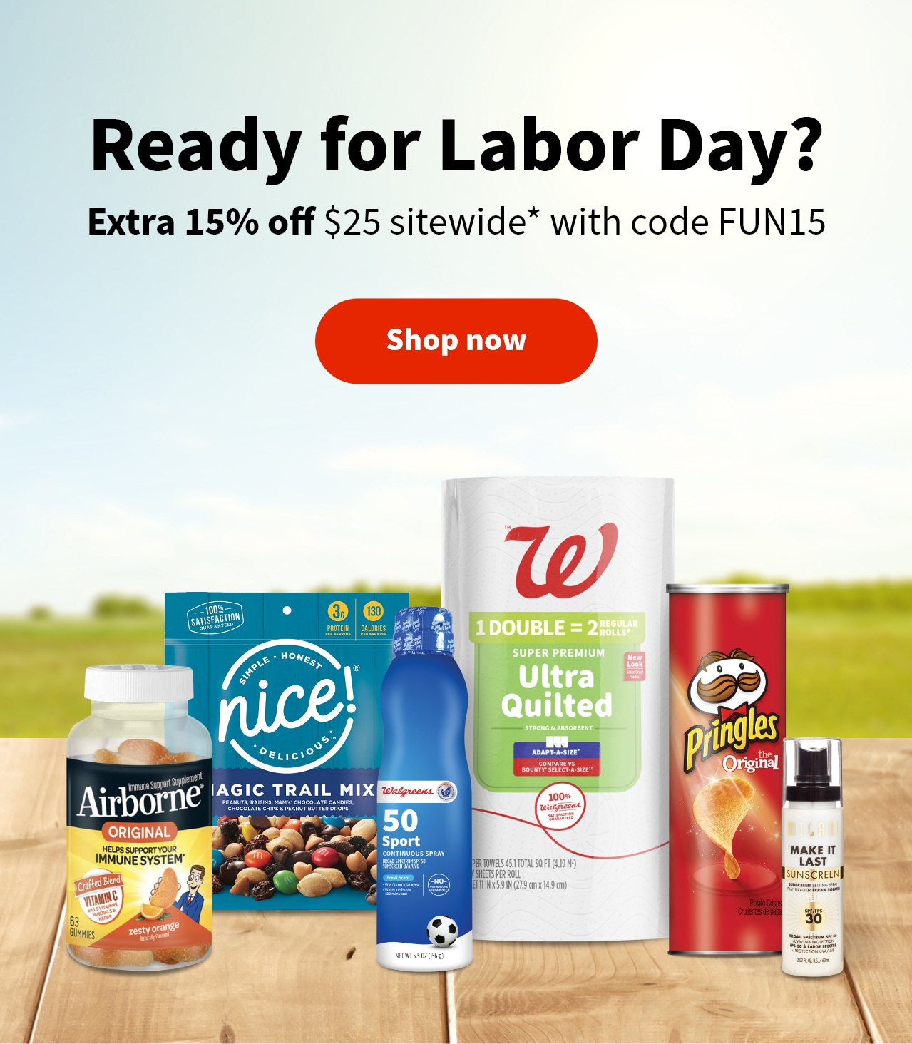 Extra 15% off $25+ sitewide with code FUN15