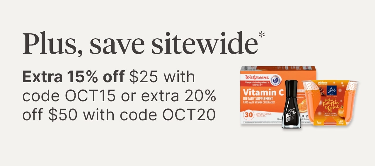 Plus save sitewide extra 15% off