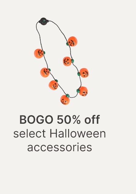 BOGO 50% off select Halloween accessories