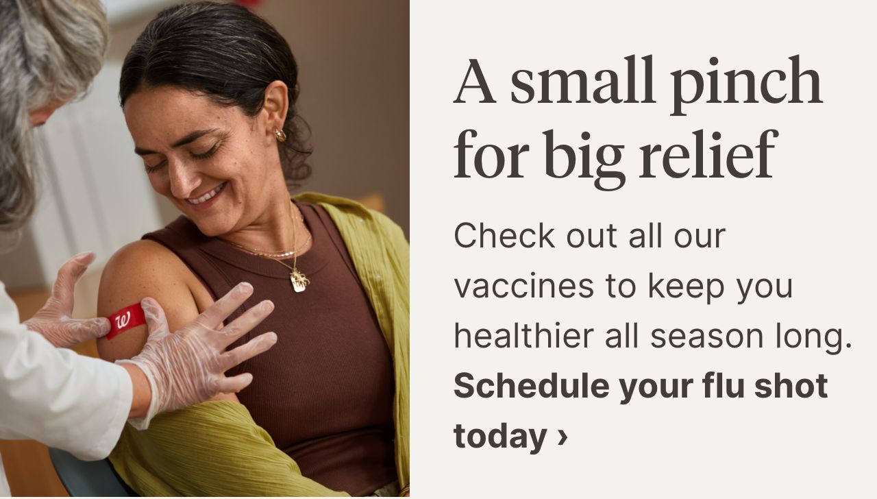 Schedule your flu shot today