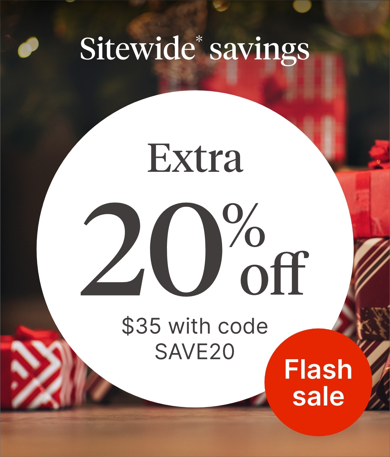 Extra 20% off $35 with code SAVE20