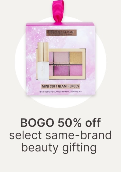 BOGO 50% off select same-brand beauty giftings