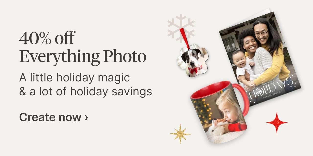 40% off Everything Photo
