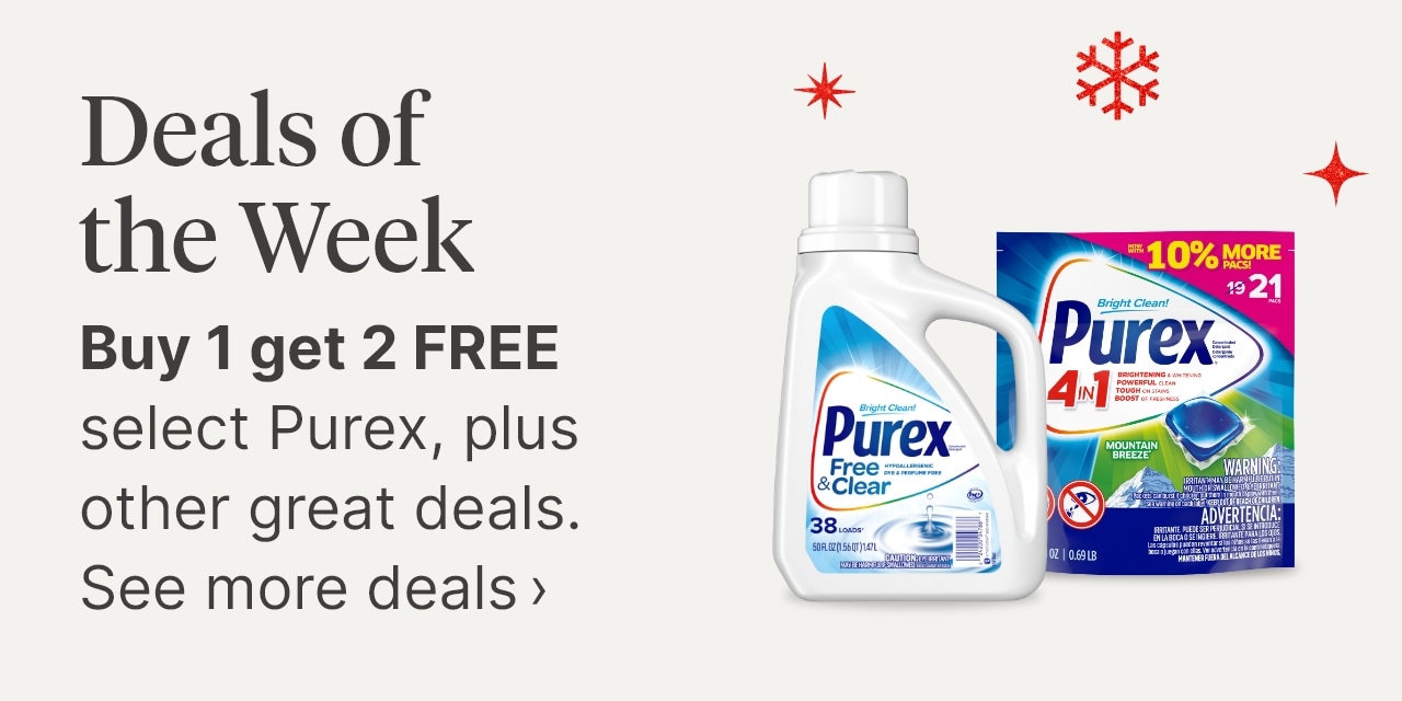 Deals of the Week Buy 1 get 2 FREE