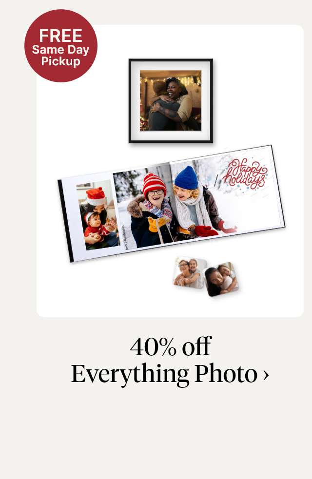 40% off Everything Photo