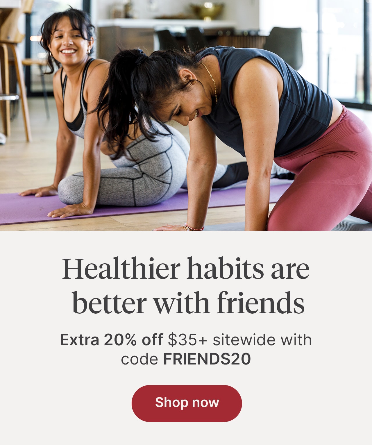 Healthier habits are better with friends